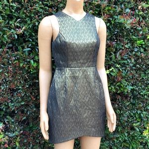 Keepsake the Label Gold Lurex Human Desire Dress